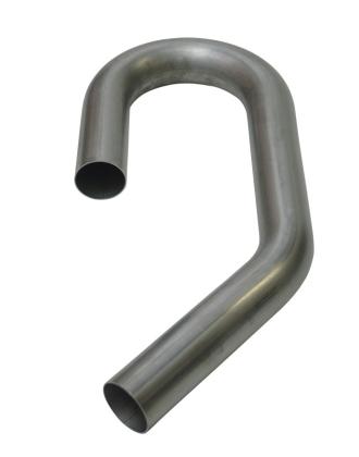 Vibrant 3in Oval (Nominal Size) T304 SS 45 deg Mandrel Bend 6in x 6in leg lengths